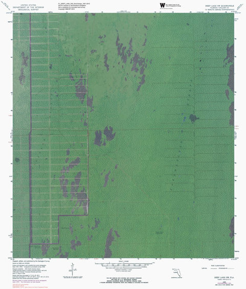 FL-DEEP LAKE SW: GeoChange 1951-2010 Preview 1