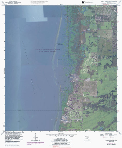 FL-PUNTA GORDA SE: GeoChange 1951-2010 Preview 1
