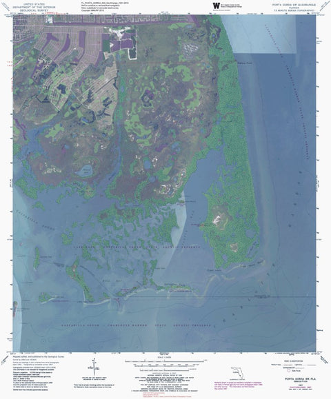 FL-PUNTA GORDA SW: GeoChange 1951-2010 Preview 1