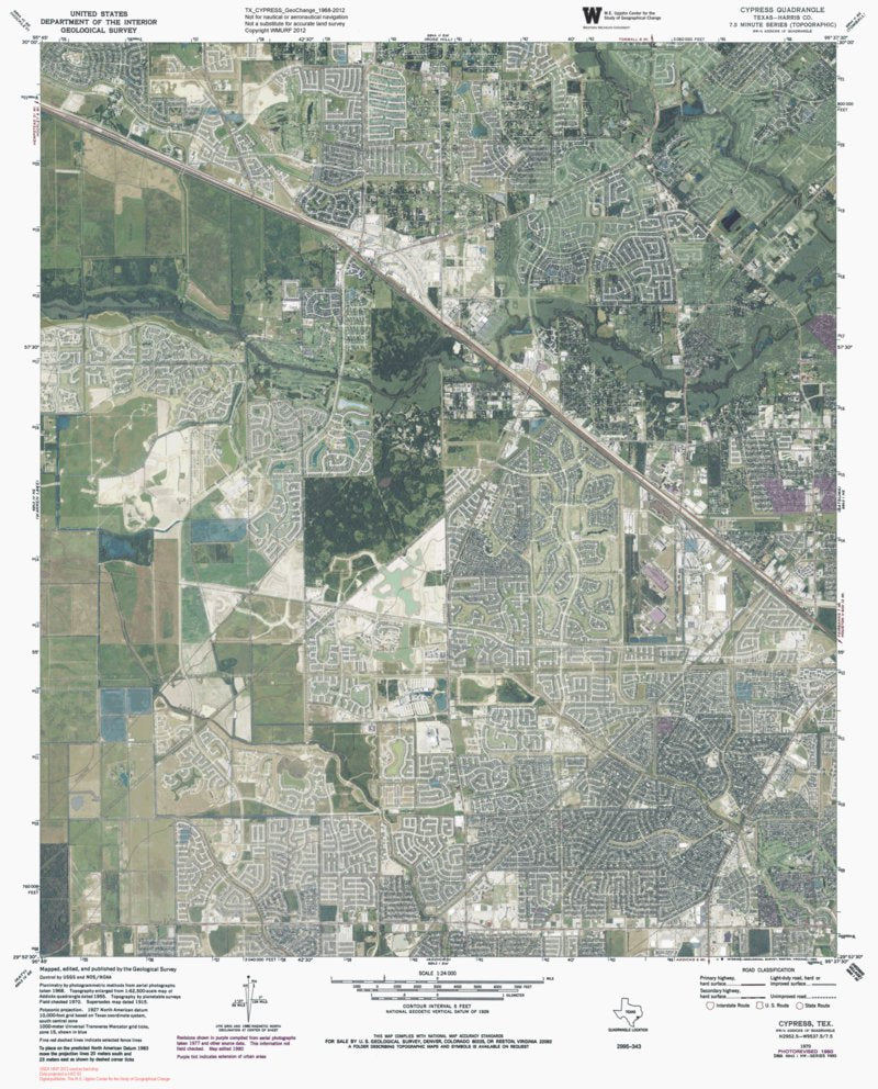 Map Of Cypress Texas Area