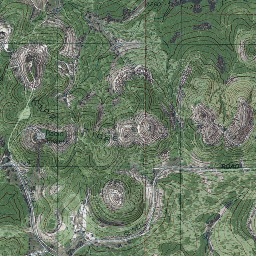 TX-CAMP BULLIS: GeoChange 1952-2012 Map by Western Michigan University ...
