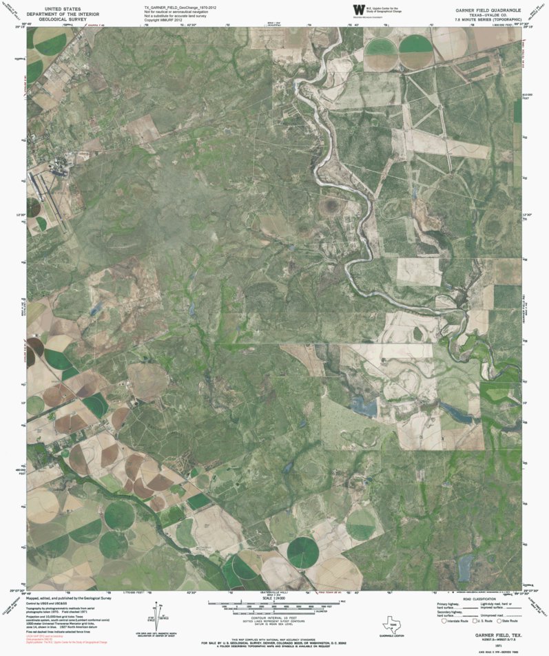 Garner Development Map TX-GARNER FIELD: GeoChange 1970-2012 Map by Western Michigan University ...