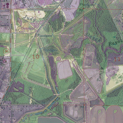 LA-WEST MONROE SOUTH: GeoChange 1956-2013 Preview 3