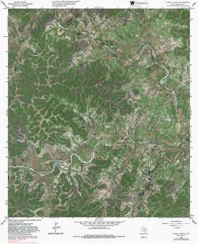 TX-A BAR A RANCH: GeoChange 1962-2012 Preview 1