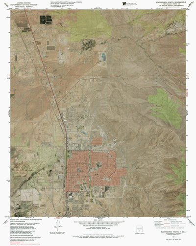 NM-ALAMOGORDO NORTH: GeoChange 1972-2014 Preview 1