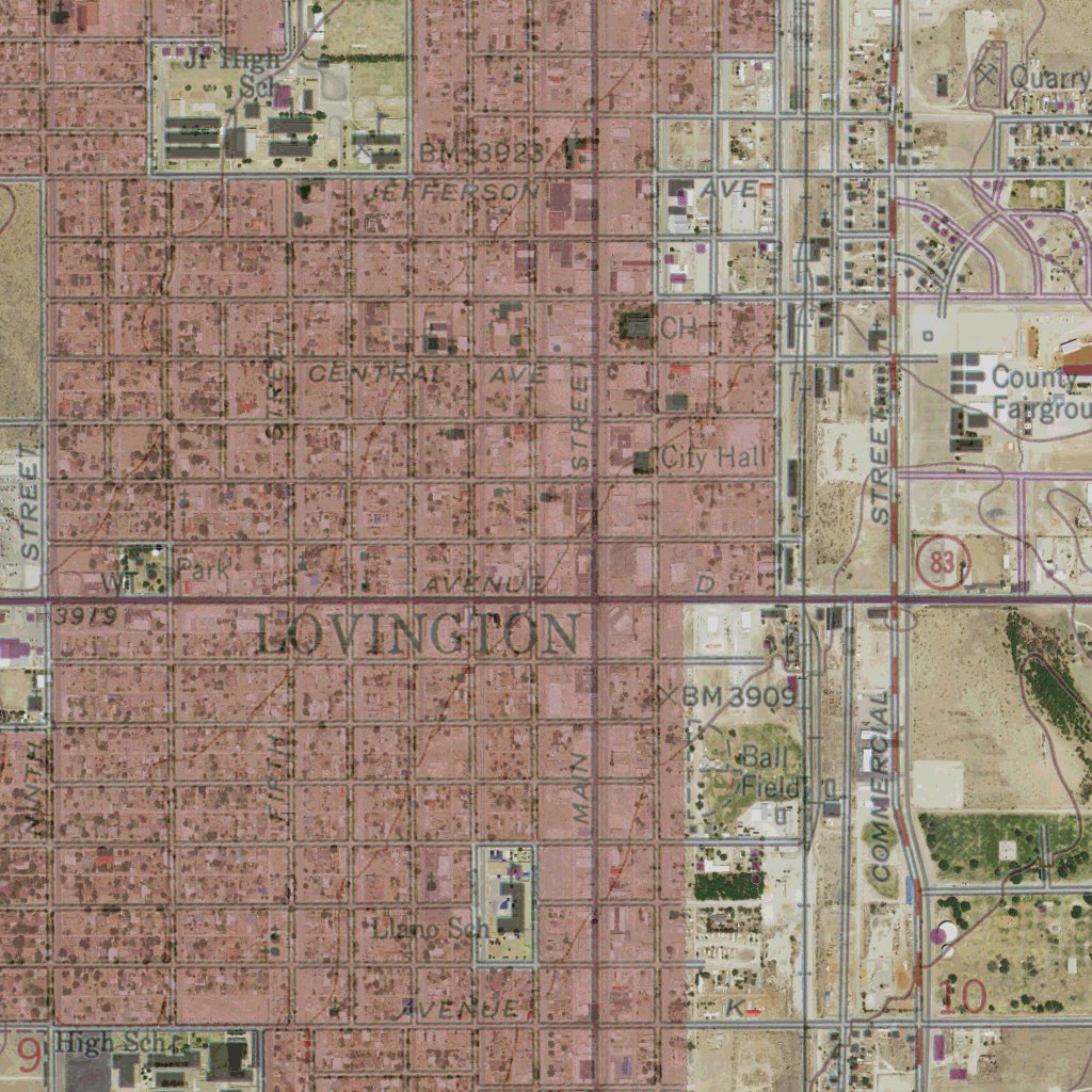 NM-LOVINGTON: GeoChange 1957-2014 Map by Western Michigan University ...