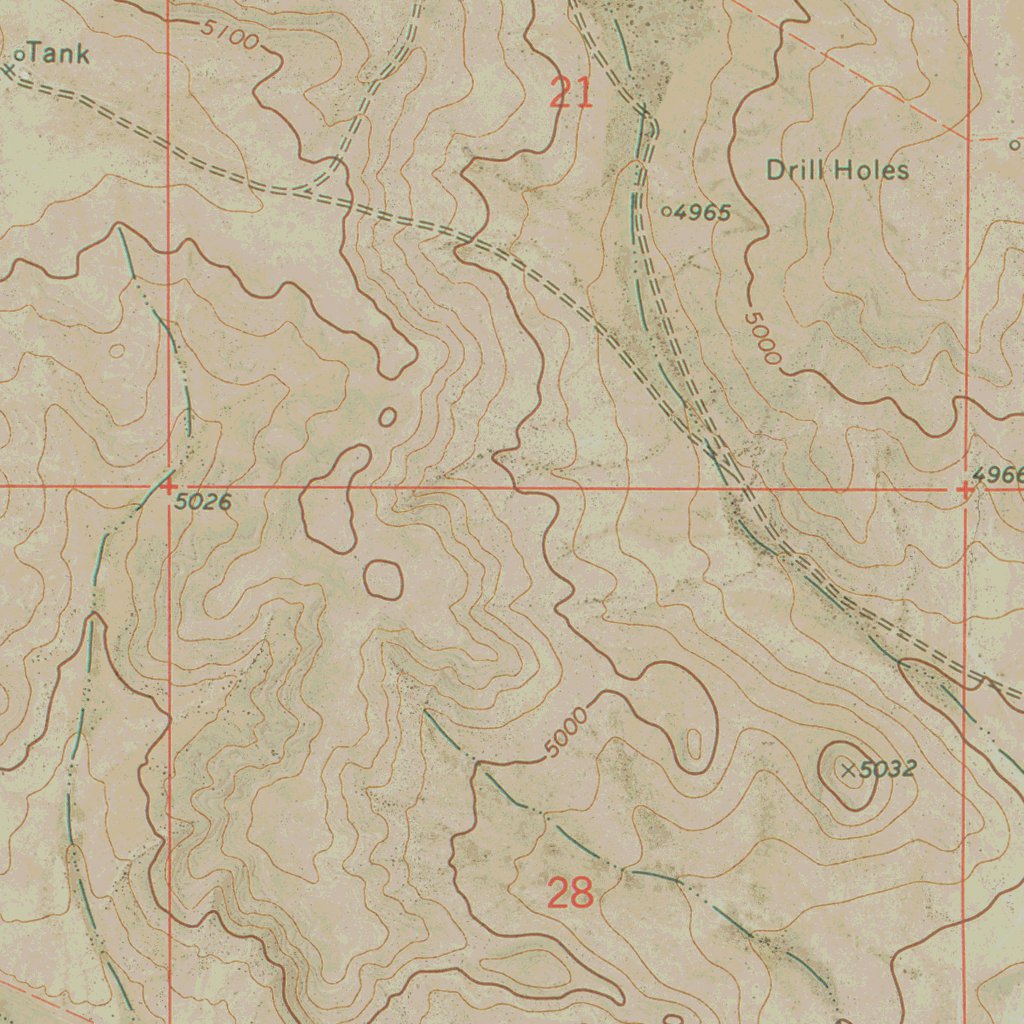NM-B T RANCH: GeoChange 1958-2014 Map by Western Michigan University ...