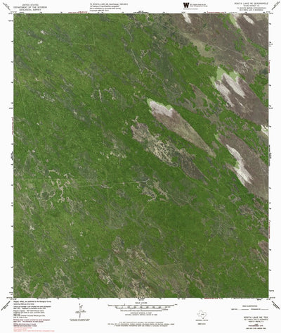 TX-ROSITA LAKE NE: GeoChange 1953-2012 Preview 1