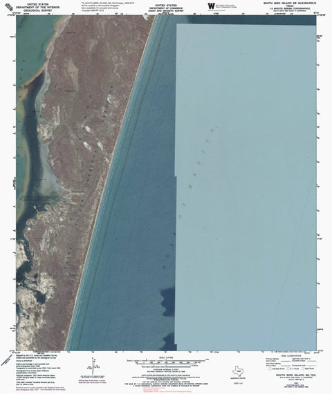 TX-SOUTH BIRD ISLAND SE: GeoChange 1948-2012 Preview 1
