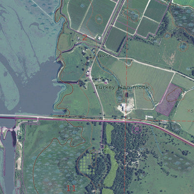 FL-LAKE MARIAN SW: GeoChange 1950-2010 Preview 2