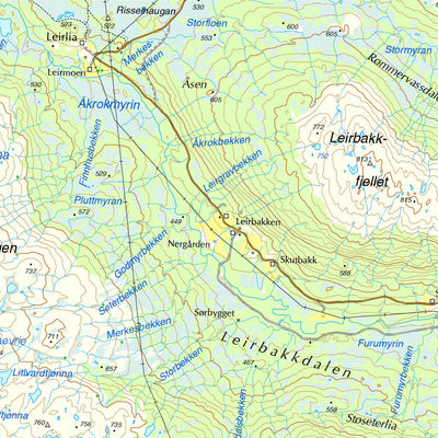 Norway 1:50k Map 32 Preview 3