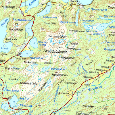 Norway 1:50k Map 33 Preview 3