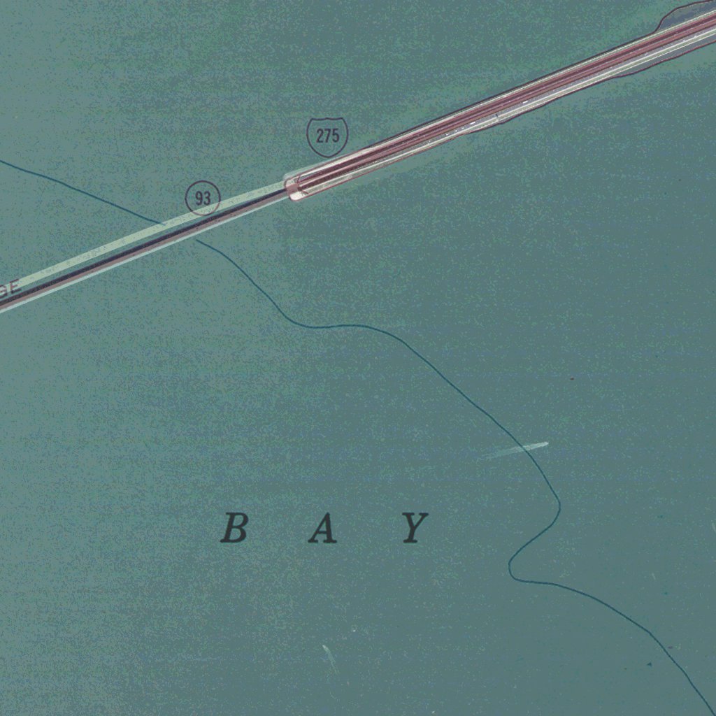 FL-GANDY BRIDGE: GeoChange 1955-2010 Map by Western Michigan University ...