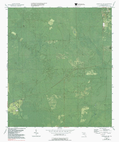 FL-CROSS CITY SW: GeoChange 1951-2015 Preview 1