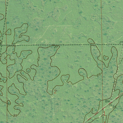 FL-CROSS CITY SW: GeoChange 1951-2015 Preview 2