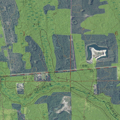 FL-DINNER ISLAND NE: GeoChange 1952-2010 Preview 3