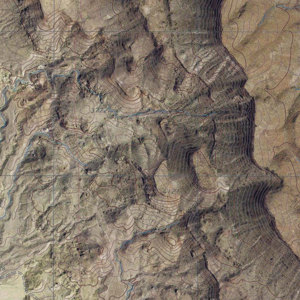 TX-CHH-MCCOMB CANYON: GeoChange 1972-2012-10 Map by Western Michigan ...