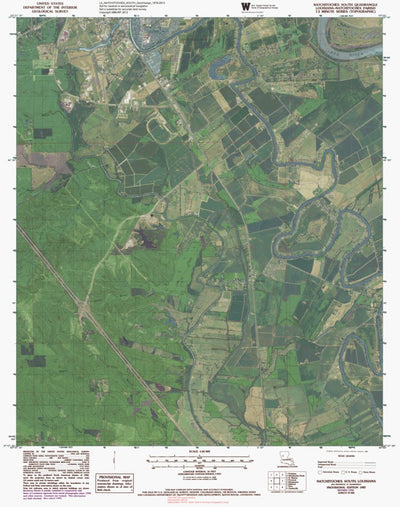 LA-NATCHITOCHES SOUTH: GeoChange 1976-2013 Preview 1