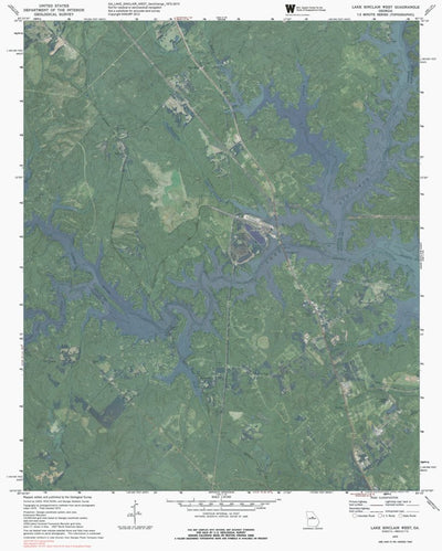 GA-LAKE SINCLAIR WEST: GeoChange 1972-2013 Preview 1