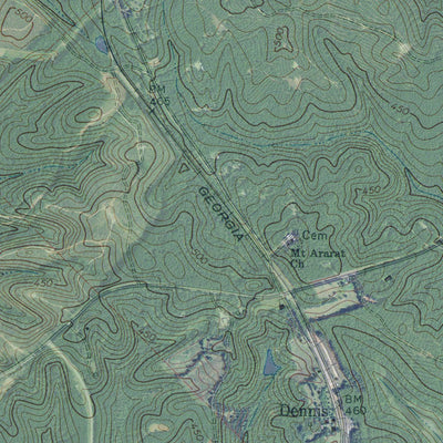 GA-LAKE SINCLAIR WEST: GeoChange 1972-2013 Preview 3