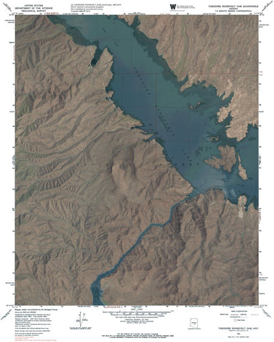 AZ-THEODORE ROOSEVELT DAM: GeoChange 1962-2010 Preview 1