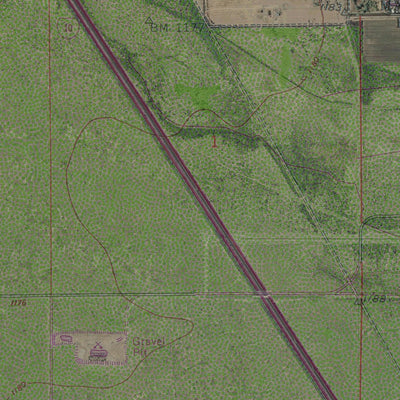 AZ-GILA BUTTE NW: GeoChange 1951-2010 Preview 3