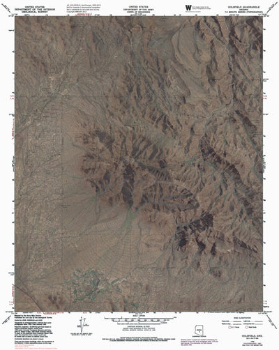 AZ-GOLDFIELD: GeoChange 1955-2010 Preview 1