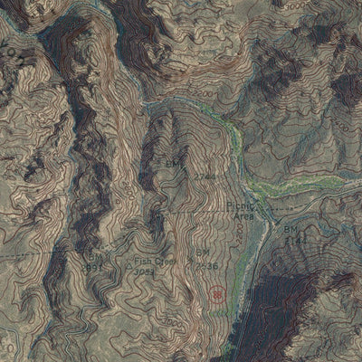 AZ-HORSE MESA DAM: GeoChange 1962-2010 Preview 3