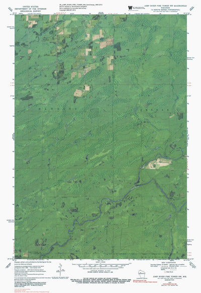 WI-JUMP RIVER FIRE TOWER NW: GeoChange 1965-2013 Preview 1