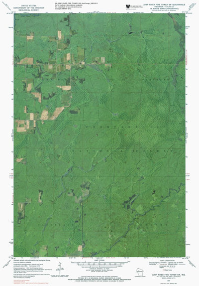 WI-JUMP RIVER FIRE TOWER SW: GeoChange 1965-2013 Preview 1