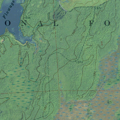 WI-PIKE LAKE SW: GeoChange 1969-2013 Preview 2
