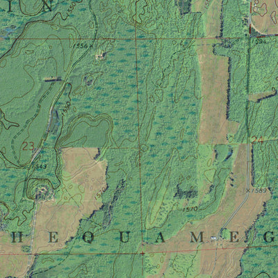 WI-PIKE LAKE NW: GeoChange 1969-2013 Preview 2