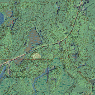 WI-PIKE LAKE NW: GeoChange 1969-2013 Preview 3