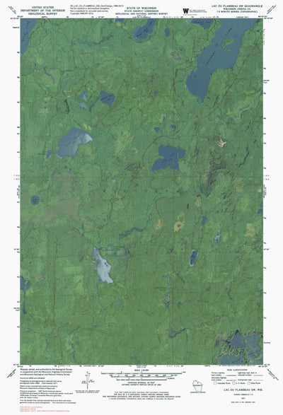 WI-LAC DU FLAMBEAU SW: GeoChange 1969-2013 Preview 1