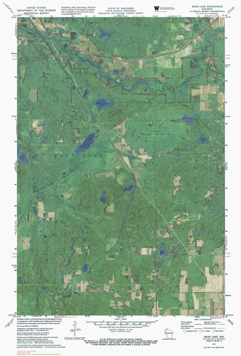 WI-BEAN LAKE: GeoChange 1970-2013 Preview 1