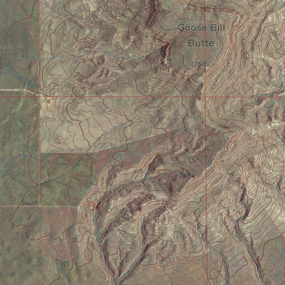 MT-GOOSE BILL BUTTE: GeoChange 1969-2013 Preview 2