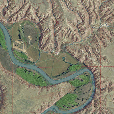 MT-POVERTY COULEE SE: GeoChange 1969-2013 Preview 3