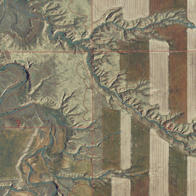 MT-GOOSE BILL BUTTE NW: GeoChange 1969-2013 Preview 3