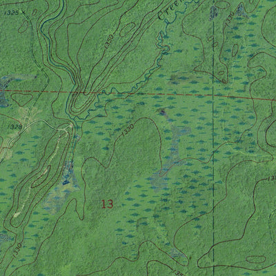 WI-JUMP RIVER FIRE TOWER NE: GeoChange 1965-2013 Preview 2
