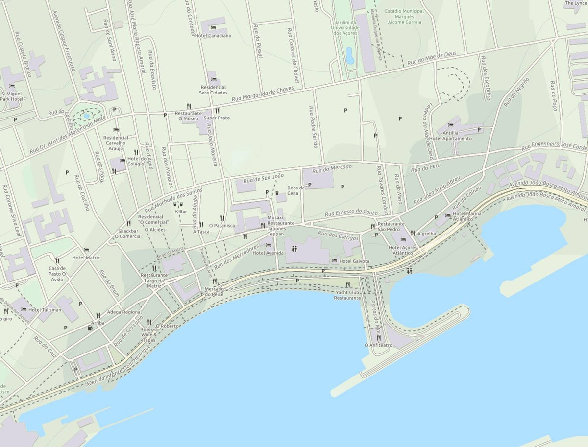 São Miguel Tourist Street Map (East) by Paul Johnson - Offline Maps ...