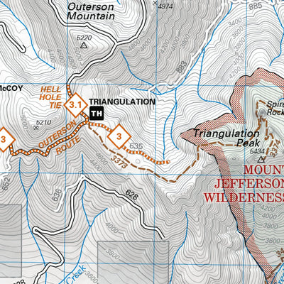 Santiam Pass Winter Recreation Map McCoy Sno-Park Preview 3