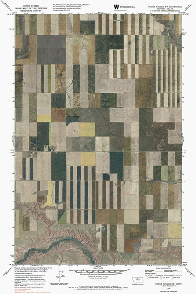 MT-ROCKY COULEE SW: GeoChange 1969-2013 Preview 1