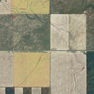 MT-ROCKY COULEE SW: GeoChange 1969-2013 Preview 2