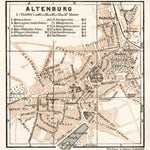 Altenburg city map, 1911 Preview 1