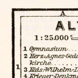 Altenburg city map, 1911 Preview 3