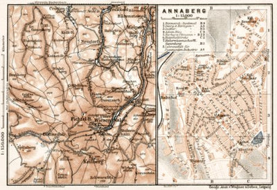 Annaberg southern environs map, 1911 Preview 1