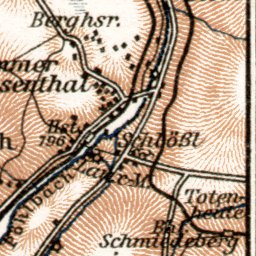 Annaberg southern environs map, 1911 Preview 2
