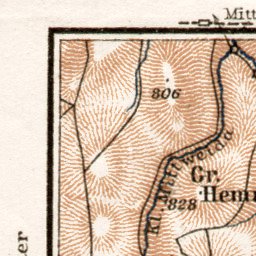 Annaberg southern environs map, 1911 Preview 3