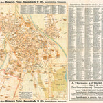 Augsburg city map, 1914 Preview 1