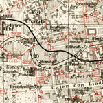 Berlin, city map with tramway and S-Bahn networks, 1911 Preview 2
